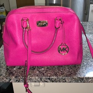 Hot pink Michael Kors purse